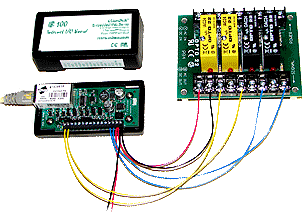 Application example using IB-100 Modbus web server and Opto-22 relays